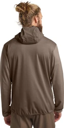 Jack Wolfskin Kapuzenfleecejacke PRELIGHT TRAIL HOODY Grau/Khaki/Braun