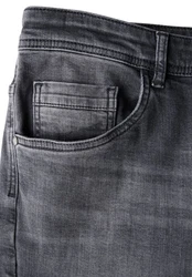 STREET ONE MEN Regular-fit-Jeans Dunkelgrau/Grau/Schwarz/Braun