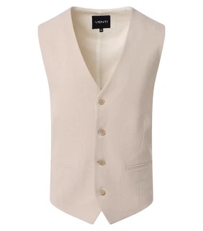 VENTI Kurzweste Weste Beige/Khaki/Braun/Rosa
