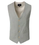 VENTI Kurzweste Weste Khaki/Hellgrün/Grau/Grün/Hellgrau/Beige