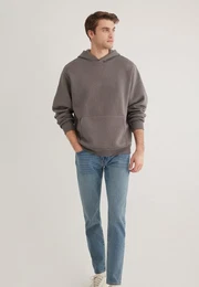 Kapuzenpullover HOODIE Hoodie mit Bauchtasche