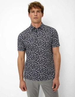 Brax Poloshirt Style PICO Dunkelblau/Blau/Hellblau