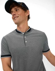 Brax T-Shirt Style PIERCE Dunkelblau/Grau/Hellgrau/Dunkelgrau