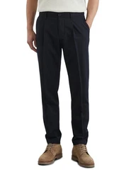 Chinohose aus weichem Material-Mix