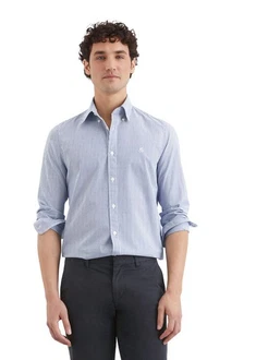 Marc O'Polo Langarmhemd Blau/Hellblau/Dunkelblau Marc O'Polo Langarmhemd Blau/Hellblau/Dunkelblau