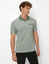 Brax Shirt Style PETTER Grau/Hellgrau/Dunkelgrün/Grün