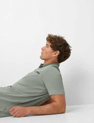 Brax Shirt Style PETTER Grau/Hellgrau/Dunkelgrün/Grün
