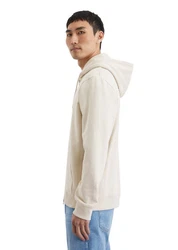 Marc O'Polo Sweatjacke mit Rippeinsätzen Beige/Khaki/Weiß/Hellblau/Creme