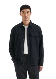 Kurzjacke aus einer modernen Wollmischung