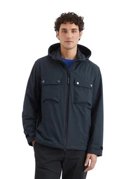 Outdoorjacke mit abnehmbarer Kapuze