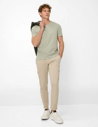 Brax T-Shirt Style TED Khaki/Dunkelgrün
