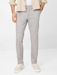 EUREX by BRAX Chinohose Style THILO Grau/Hellgrau/Beige