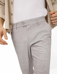 EUREX by BRAX Chinohose Style THILO Grau/Hellgrau/Beige