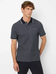 Brax Poloshirt Style PATRICK Dunkelblau/Blau/Hellblau/Grau