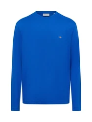 GANT Herren Langarmshirt REGULAR SHIELD LS Blau/Lapis
