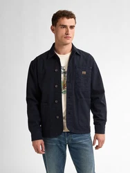 Petrol Industries Jeansjacke Utility Worker Jacket Sandside Dunkelblau/Hellblau/Beige/Schwarz
