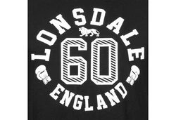 Lonsdale T-Shirt Askerswell Schwarz/Rot/Hellblau