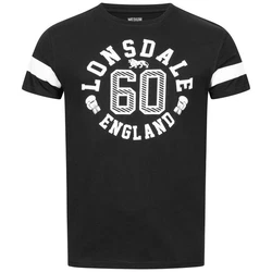 Lonsdale T-Shirt Askerswell Schwarz/Rot/Hellblau