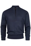 Indicode Strickpullover INLukas Dunkelblau/Blau