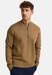 Indicode Strickpullover INLukas Braun/Khaki