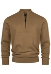 Indicode Strickpullover INLukas Braun/Khaki