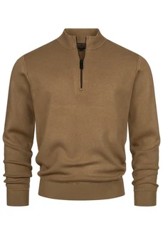 Indicode Strickpullover INLukas Braun/Khaki