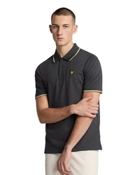 Lyle & Scott Poloshirt Tipped Hellblau/Dunkelgrau/Grün/Grau/Hellgrau