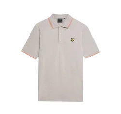 Lyle & Scott Poloshirt Tipped Grau/Khaki/Beige/Braun/Orange
