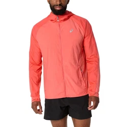 Asics Laufjacke Road Packable Jacket Orange/Rot/Rosa