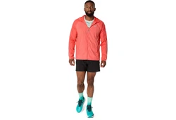 Asics Laufjacke Road Packable Jacket Orange/Rot/Rosa