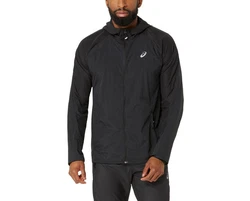 Asics Laufjacke Road Packable Jacket Schwarz/Dunkelgrau/Grau
