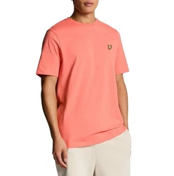 Lyle & Scott T-Shirt Plain Rosa/Rot/Orange