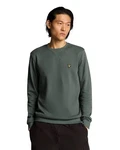 Lyle & Scott Sweatshirt Crew Neck Dunkelgrün/Grün/Khaki