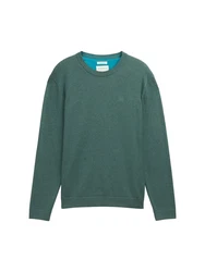 TOM TAILOR Strickpullover Basic Crewneck Knit 