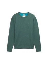TOM TAILOR Strickpullover Basic Crewneck Knit 
