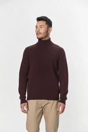 Rollkragenpullover Basic Kaschmir Rollkragenpullover