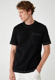 T-Shirt Rundhalsausschnitt Kurzrmelig