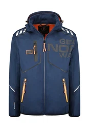 Geographical Norway Winterjacke ROBIN Hellblau/Dunkelblau/Blau/Gelb