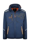 Geographical Norway Winterjacke ROBIN Hellblau/Dunkelblau/Blau/Gelb