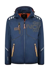 Geographical Norway Winterjacke ROBIN Hellblau/Dunkelblau/Blau/Gelb