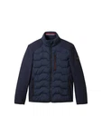 TOM TAILOR Hybridjacke Anorak Outdoorjacke Dunkelblau/Rot/Hellblau/Blau
