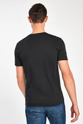 Next T-Shirt Slim Fit mit V-Ausschnitt Dunkelgrau/Grau