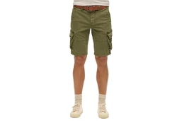 Superdry Herren Cargo Core Shorts Khaki/Dunkelgrün