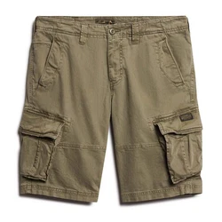 Superdry Herren Cargo Core Shorts Khaki/Dunkelgrün