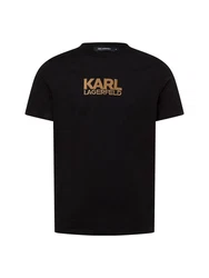 KARL LAGERFELD T-Shirt Schwarz/Khaki/Rot