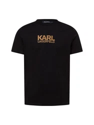 KARL LAGERFELD T-Shirt Schwarz/Khaki/Rot