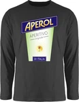 Shirtracer Rundhalsshirt Aperol Aperitivo Kostüm Flaschen Verkleidung Karneval Fasching Hautfarben/Orange/Dunkelgrau/Lila