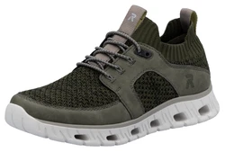 RIEKER Sport Slip-On Sneaker Dunkelgrün/Grün