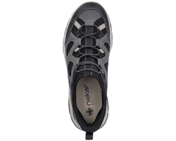 Rieker Herren Slipper Dunkelblau/Grau/Dunkelgrau