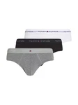 Tommy Hilfiger Underwear Slip 3P BRIEF DTM mit Logo-Elastikbund Grau/Hellgrau/Dunkelgrau